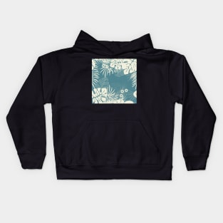 Tropical Blue Kids Hoodie